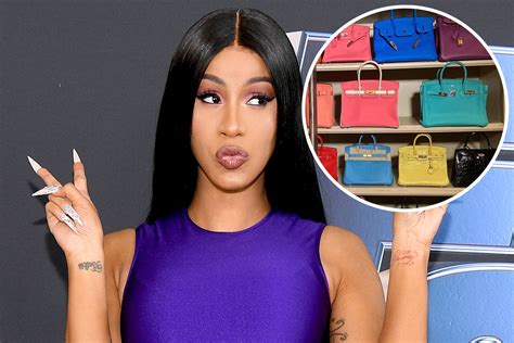 sac a main hermes cardi b|Cardi B shows off her insane Hermès bag collection worth.